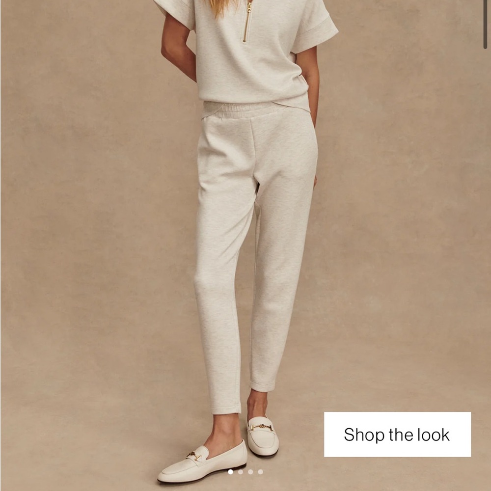 Varley NWT ivory marl the slim pant 25"